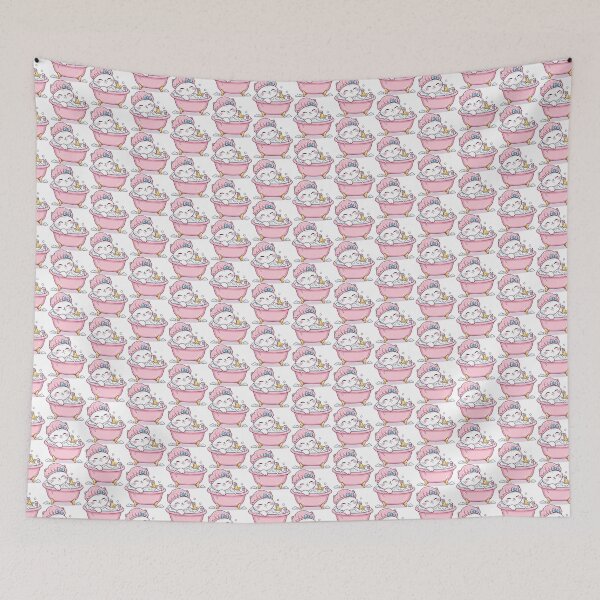 Item preview, Pink Polka Dot Shower Cap Cat designed and sold by StellasRealm.