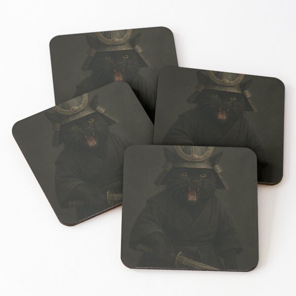 Item preview, Shadow Samurai Cat designed and sold by Kaliyunai.