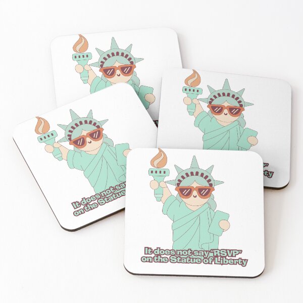 Item preview, It Does Not Say RSVP On The Statue Of Liberty designed and sold by SayItBackDesigns.