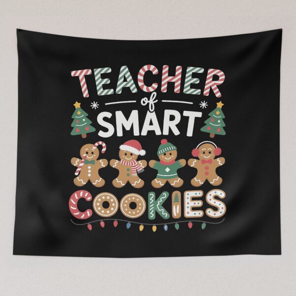 Item preview, Christmas Teacher Of Smart Cookies Funny Cute Gingerbread designed and sold by papertaless.