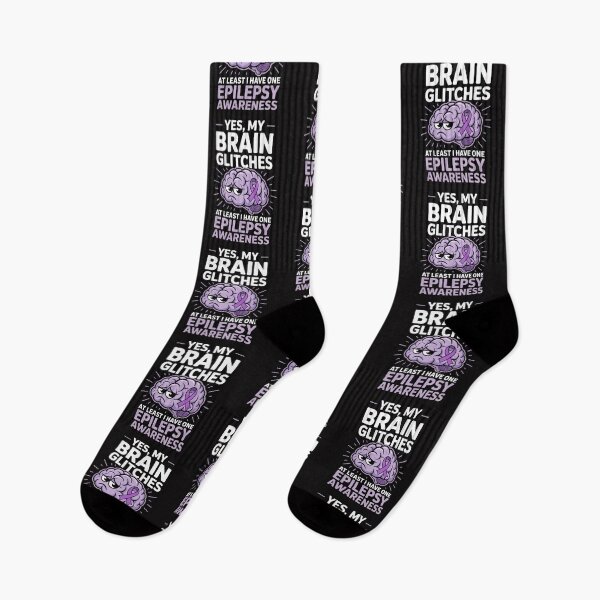 Item preview, My Brain Glitches – Funny Epilepsy Awareness Design designed and sold by Gogetgiggles.