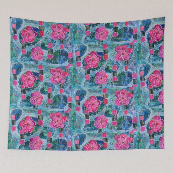 Item preview, Lilypad & pink flowers designed and sold by creativeabyss.