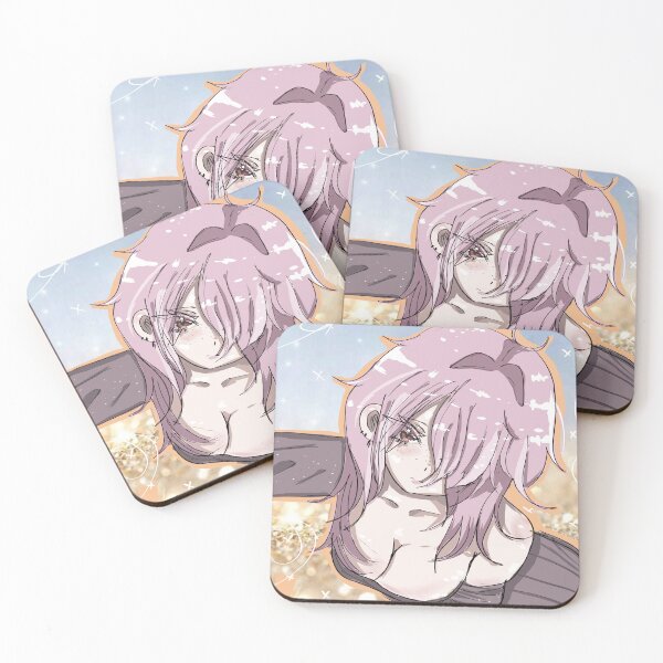 Item preview, Cute pink anime girl design (with backround) designed and sold by MysticRacoon6.