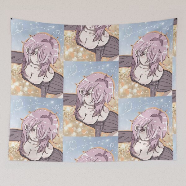 Item preview, Cute pink anime girl design (with backround) designed and sold by MysticRacoon6.