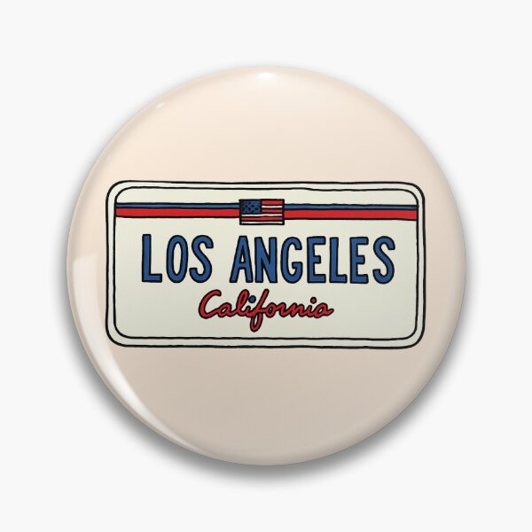 Item preview, Los Angeles California license plate designed and sold by YChangShop.