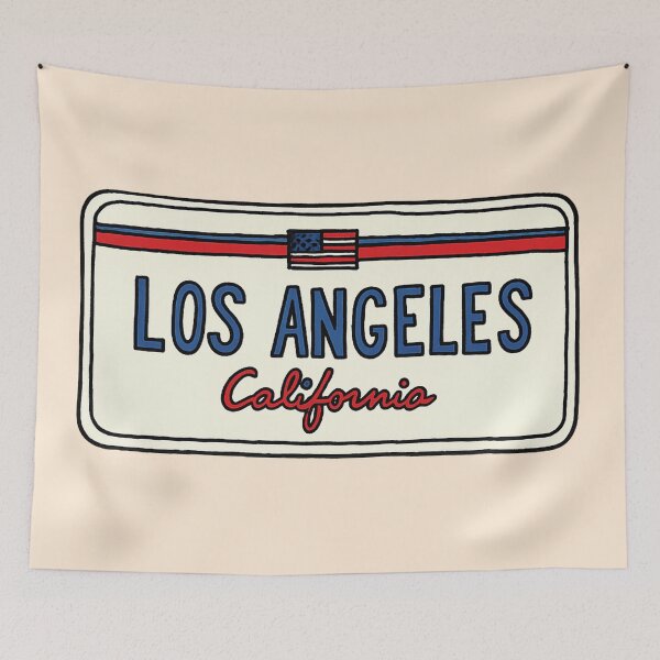Item preview, Los Angeles California license plate designed and sold by YChangShop.
