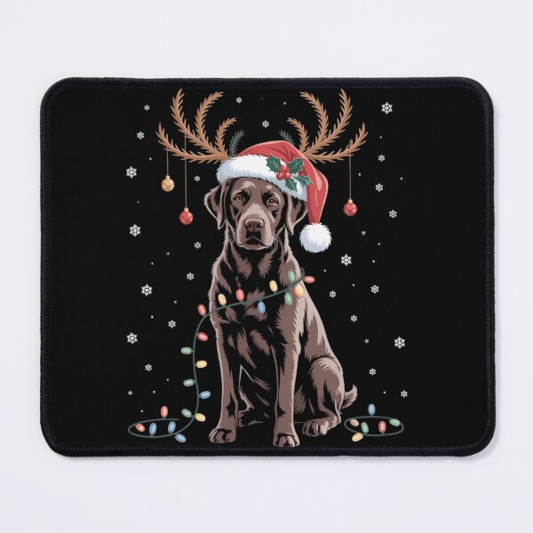 Item preview, Chocolate Lab Labrador Christmas Tree Light Pajama Dog Xmas designed and sold by Formatage.