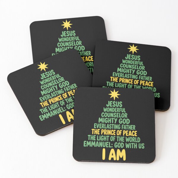 Item preview, Christian Christmas Jesus Bible Names Xmas Tree Shaped designed and sold by Formatage.