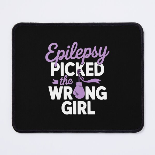 Item preview, Epilepsy Awareness Fighter – Wrong Girl Motivation designed and sold by Gogetgiggles.