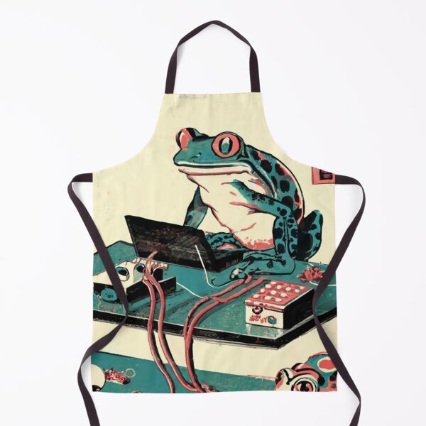 Item preview, frog playing games designed and sold by packbarbara.