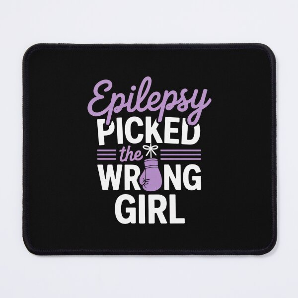 Item preview, Epilepsy Awareness Fighter – Wrong Girl Motivation designed and sold by Gogetgiggles.
