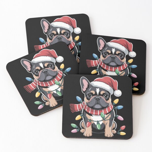 Item preview, Christmas Santa Dog, Boston Terrier, Dog Lovers, Xmas  designed and sold by Formatage.