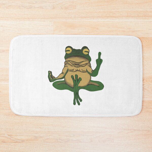 Item preview, Zen Frog’s Unconventional Gesture designed and sold by AvagondaMind.
