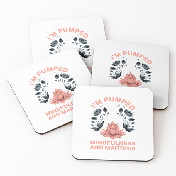 Item preview, I’m Pumped for Mindfulness and Martinis, Funny Yoga designed and sold by August4Laughs25.