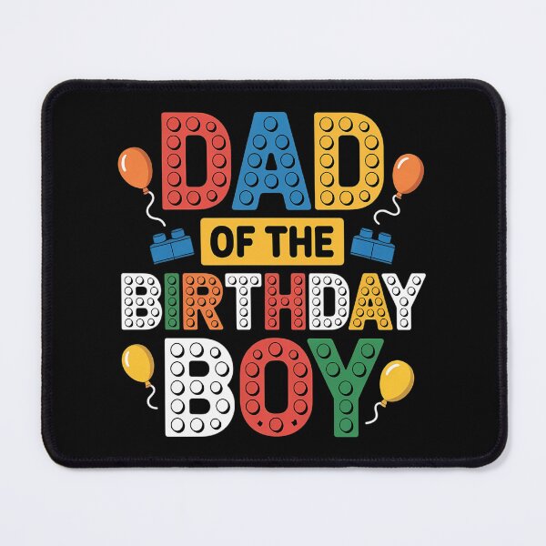 Item preview, Dad Of The Birthday Boy Building Block designed and sold by Formatage.