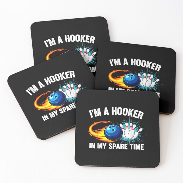 Item preview, I'm Hook er in Spare Time Funny Ten Pin Bowling Humor designed and sold by Chiemekaokechuk.