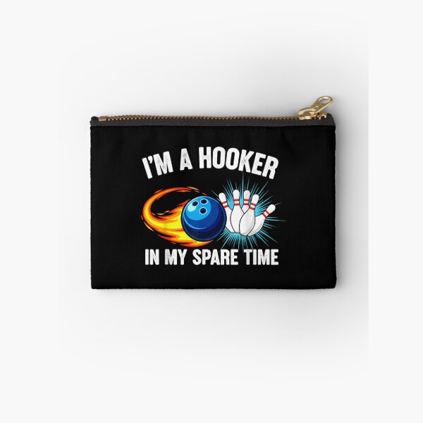 Item preview, I'm Hook er in Spare Time Funny Ten Pin Bowling Humor designed and sold by Chiemekaokechuk.