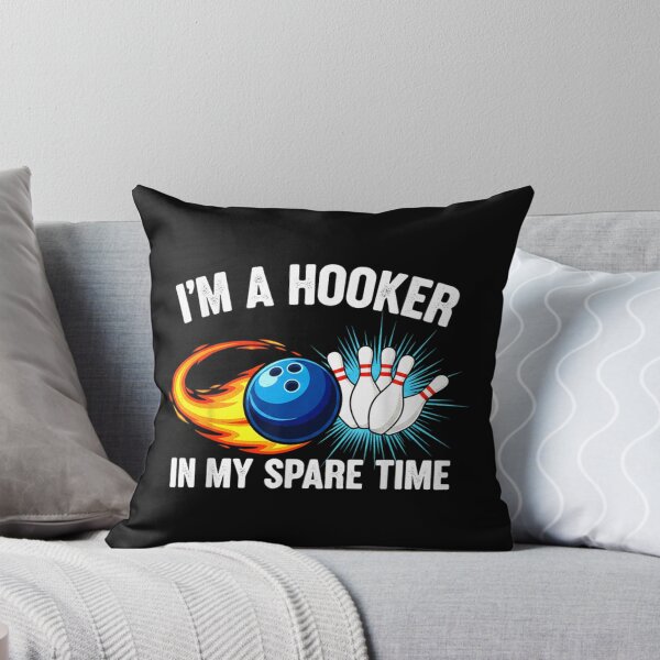 Item preview, I'm Hook er in Spare Time Funny Ten Pin Bowling Humor designed and sold by Chiemekaokechuk.
