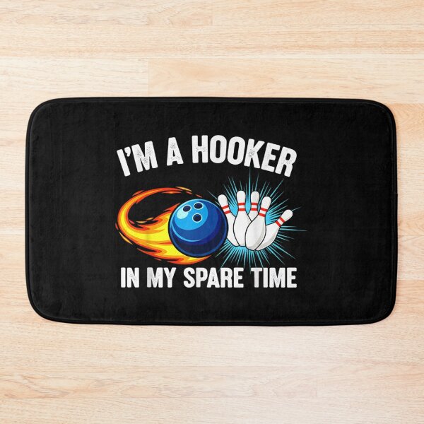 Item preview, I'm Hook er in Spare Time Funny Ten Pin Bowling Humor designed and sold by Chiemekaokechuk.