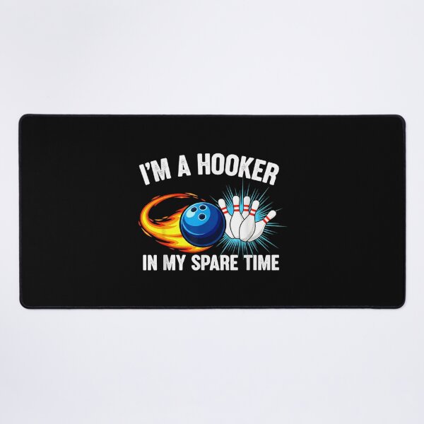 Item preview, I'm Hook er in Spare Time Funny Ten Pin Bowling Humor designed and sold by Chiemekaokechuk.