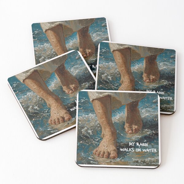 Item preview, My Rabbi walks on water designed and sold by Cane & Abel Creations ..