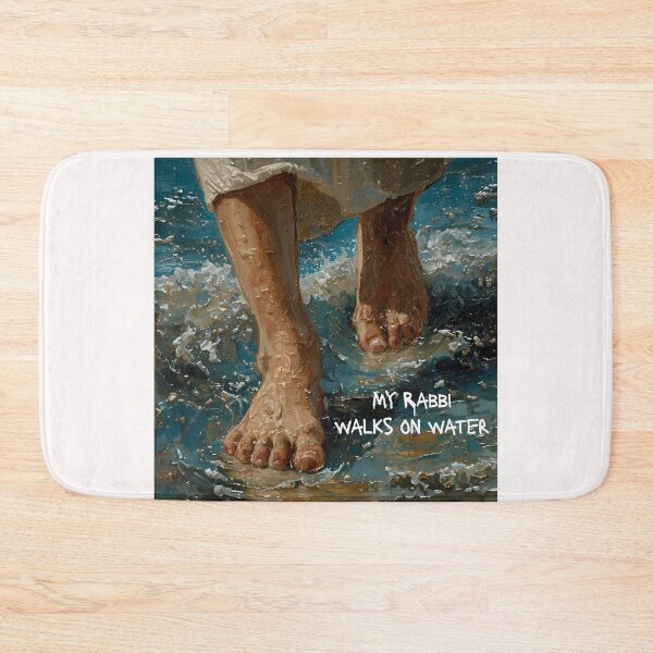 Item preview, My Rabbi walks on water designed and sold by Cane & Abel Creations ..