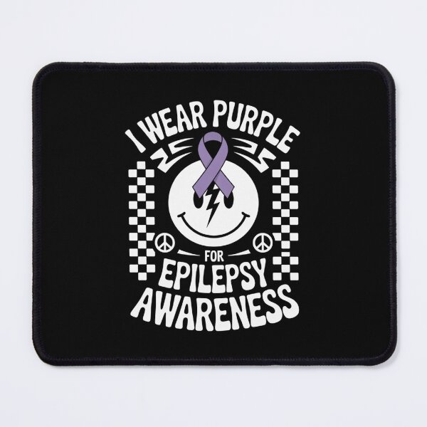 Item preview, I Wear Purple for Epilepsy Awareness – Peace and Positivity Design designed and sold by Gogetgiggles.