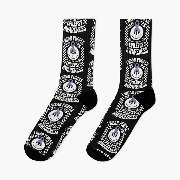 Item preview, I Wear Purple for Epilepsy Awareness – Peace and Positivity Design designed and sold by Gogetgiggles.
