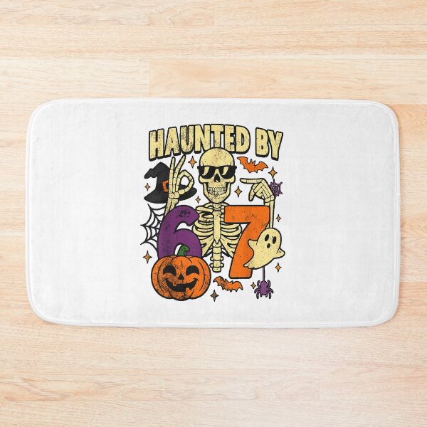 Item preview, Haunted by 67 Funny Halloween Six Seven Spooky Skeleton Meme designed and sold by shannonanne18.