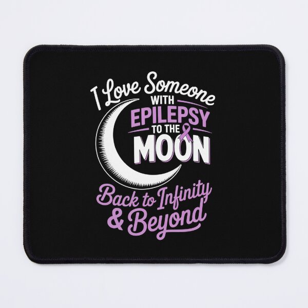 Item preview, I Love Someone with Epilepsy – To the Moon and Back Awareness Design designed and sold by Gogetgiggles.