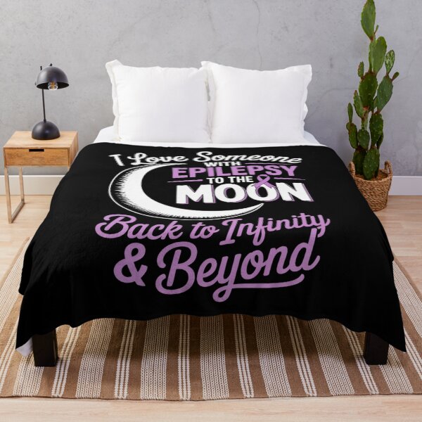 Item preview, I Love Someone with Epilepsy – To the Moon and Back Awareness Design designed and sold by Gogetgiggles.