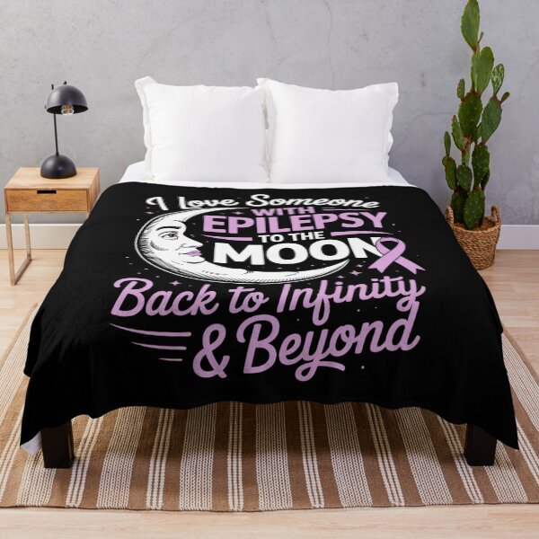 Item preview, I Love Someone with Epilepsy – To the Moon and Back Awareness Design designed and sold by Gogetgiggles.