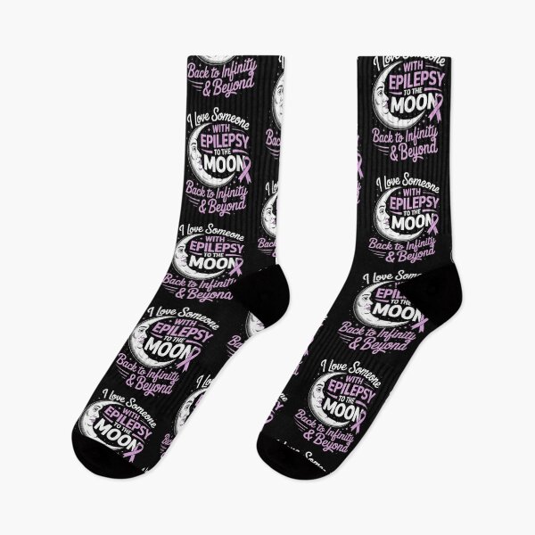 Item preview, I Love Someone with Epilepsy – To the Moon and Back Awareness Design designed and sold by Gogetgiggles.