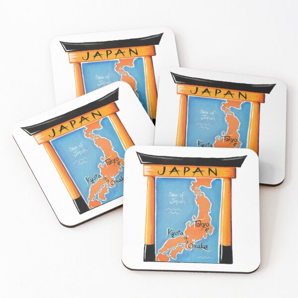 Item preview, Japan illustrated map designed and sold by Dani Vittz.