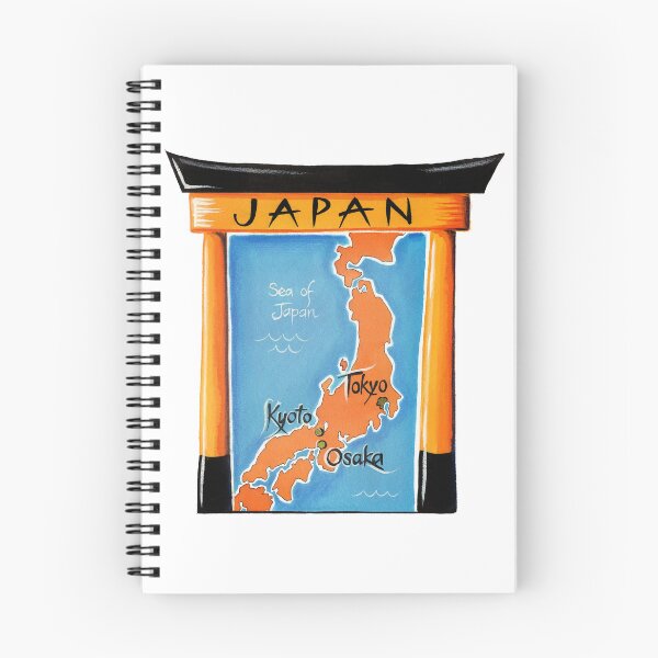 Item preview, Japan illustrated map designed and sold by Dani Vittz.