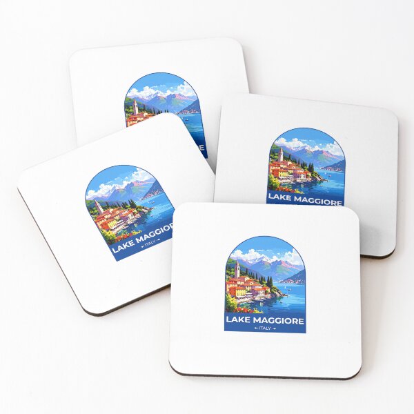 Item preview, Lake Maggiore Italy Sticker designed and sold by TulipaGraphics.
