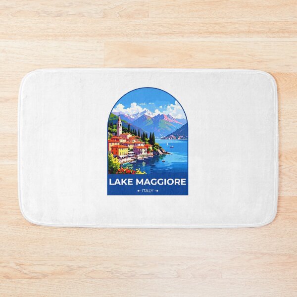 Item preview, Lake Maggiore Italy Sticker designed and sold by TulipaGraphics.