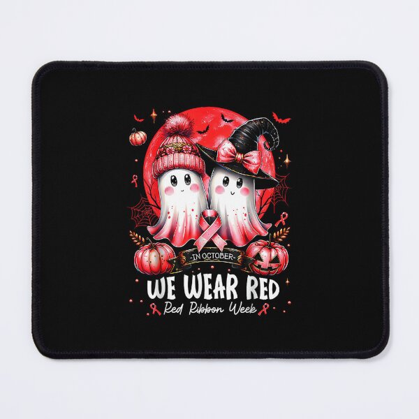 Item preview, in October We Wear Red Ghost Witch Red Ribbon Week Halloween designed and sold by shannonanne18.