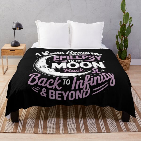 Item preview, I Love Someone with Epilepsy – To the Moon and Back Awareness Design designed and sold by Gogetgiggles.