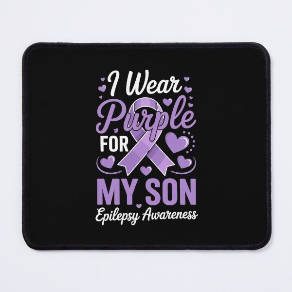 Item preview, I Wear Purple for My Son – Epilepsy Awareness Ribbon Design designed and sold by Gogetgiggles.