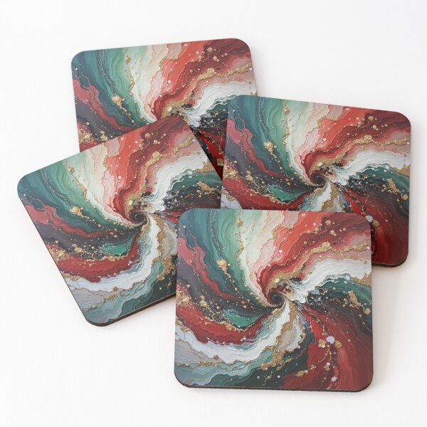 Item preview, Vibrant Swirl of Color and Gold designed and sold by InezPhotography.