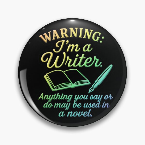 Item preview, Writer Warning designed and sold by Krystals-Art.