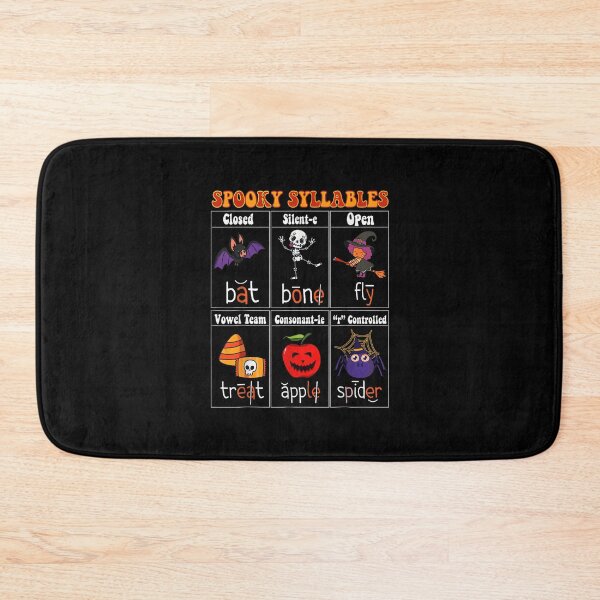 Item preview, Spooky Syllables Teacher Funny Halloween Educational designed and sold by shannonanne18.