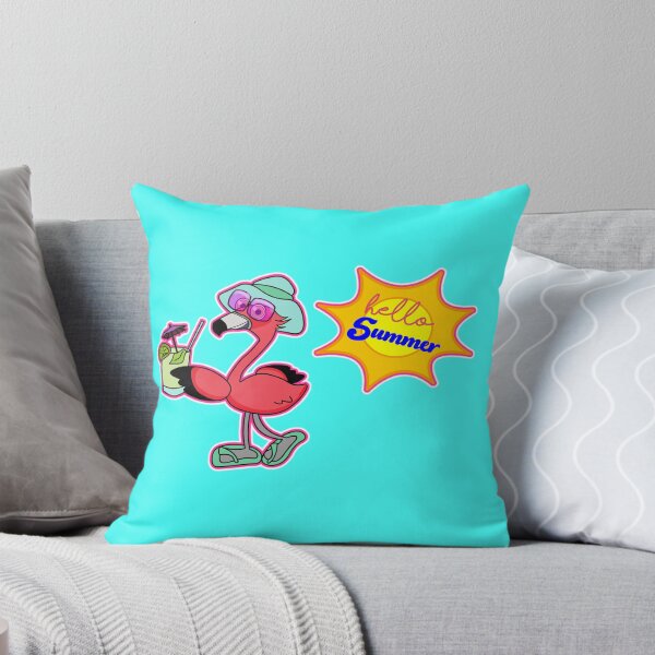 Item preview, Hello Summer Flamingo designed and sold by fantasmahappy.