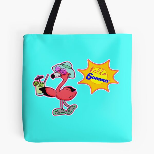 Item preview, Hello Summer Flamingo designed and sold by fantasmahappy.
