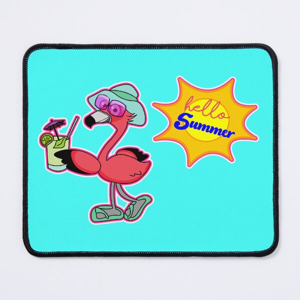 Item preview, Hello Summer Flamingo designed and sold by fantasmahappy.