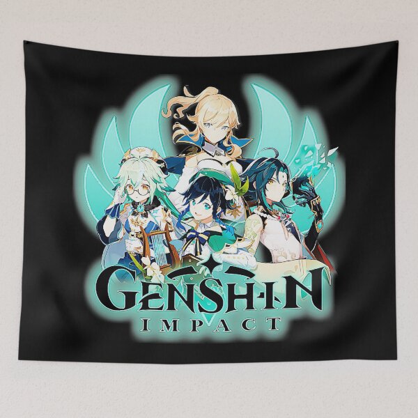 Item preview, Genshin Impact Anemo Characters designed and sold by NoelFischer.