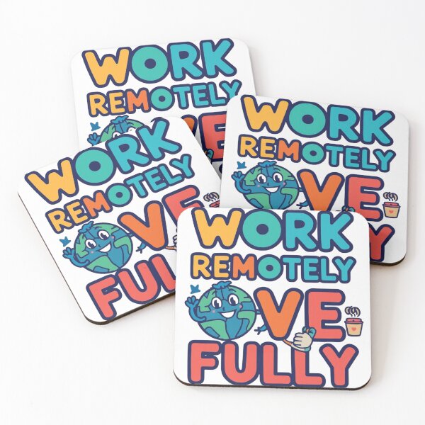 Item preview, Work Remotely Live Fully – Digital Nomad Motivation designed and sold by WearTheArtx.