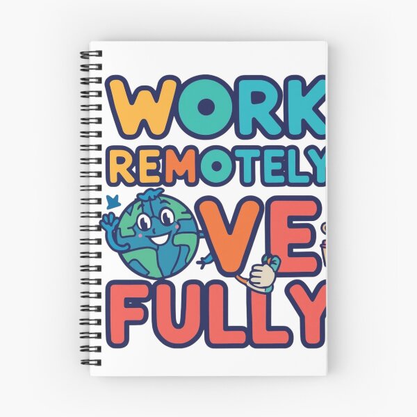 Item preview, Work Remotely Live Fully – Digital Nomad Motivation designed and sold by WearTheArtx.