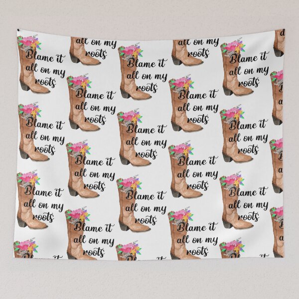 Item preview, Blame It All On My Roots Flowers designed and sold by redlinecs.